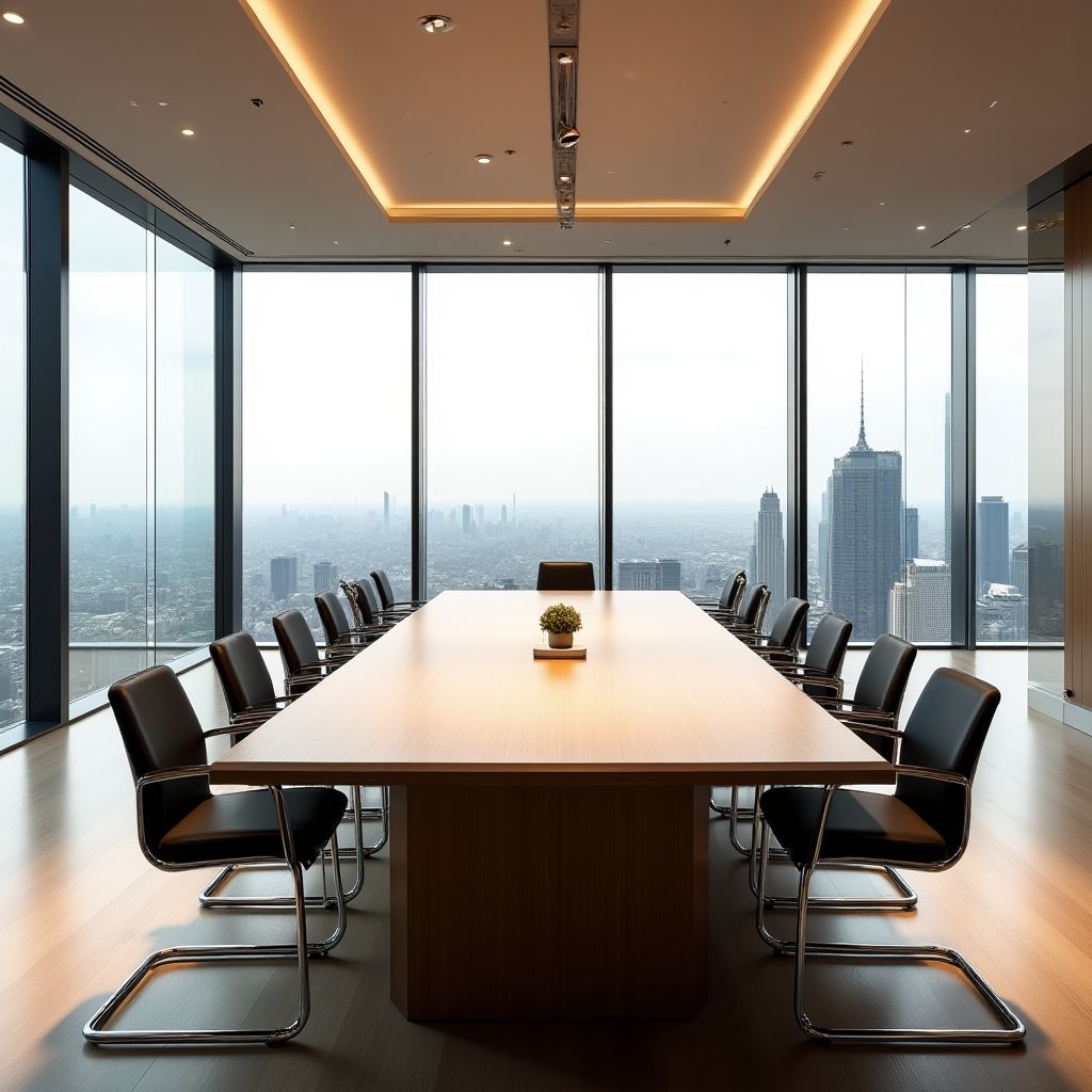 Sala de reuniones moderna.