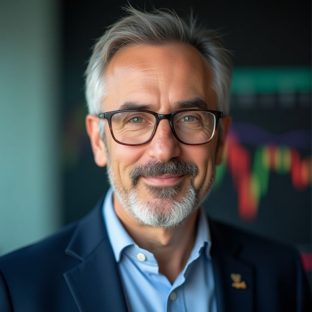 Retrato de un hombre de negocios.
